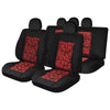 Комплект калъфи за седалки Umbrella Premium Lux, червен