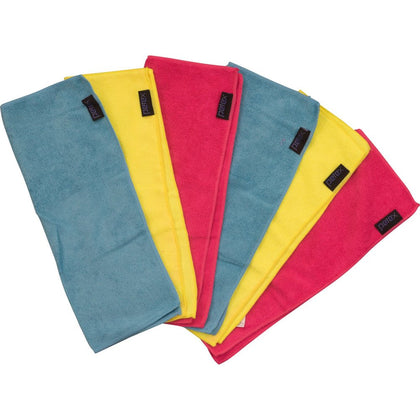 Комплект микрофибърни кърпи Petex Multicolor, 6 бр
