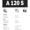 Bosch A120S szélvédő törlők, 75/65cm, Citroen C4, DS4, Ford Galaxy, S-Max, Peugeot 308, 308CC, 308SW