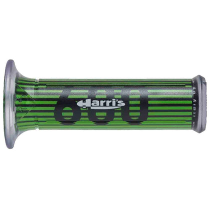 Σετ λαβής Moto Grip Green Ariete Harri's Grip 600, 2 τεμ