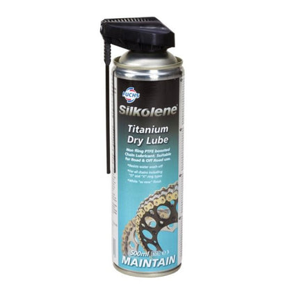 Spray do smarowania łańcucha Silkolene Titanium Dry Lube, 500ml