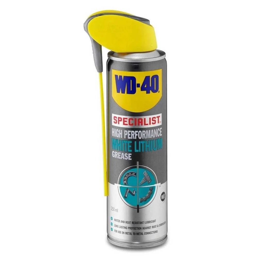 WD-40, Grasa En Spray de WD-40 Specialist, Fórmula anti goteo de larga  duración grasa para lubricar mecanismos con propiedades de adhesión, 400 ml  : : Bricolaje y herramientas