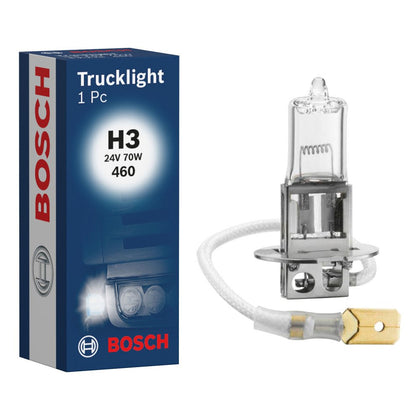 Λάμπα αλογόνου φορτηγού H3 Φωτιστικό φορτηγού Bosch, 24V, 70W