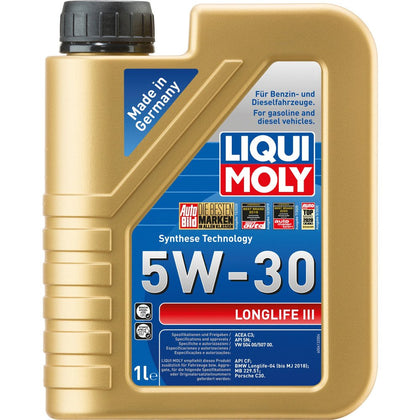 Olej silnikowy Liqui Moly Longlife III, 5W30, 4L