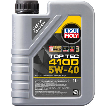 Моторно масло Liqui Moly Top Tec 4100, 5W40, 1л
