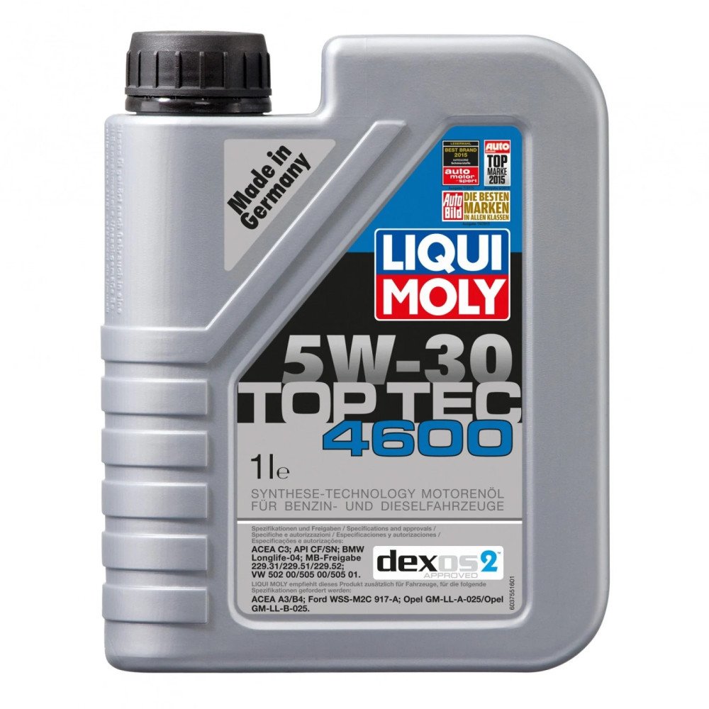 Liqui Moly Top Tec 4600 5W30 How clean is the engine oil? 