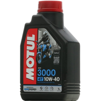Минерално моторно масло за мотоциклети Motul 3000, 4T, 10W40, 1L