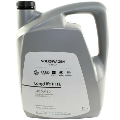 Двигателно масло Volkswagen Longlife III, 0W30, 5л
