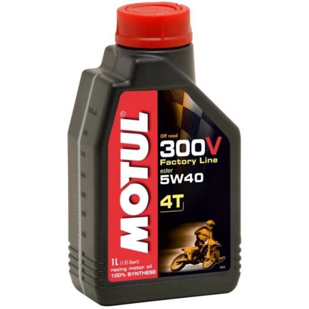 Motul 300V Factory Line Road Racing Motor Oil 10W-40 4T - 1 Liter