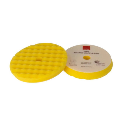 Rupes DA Yellow Fine Foam Pad - 80-100mm - 4 Inch