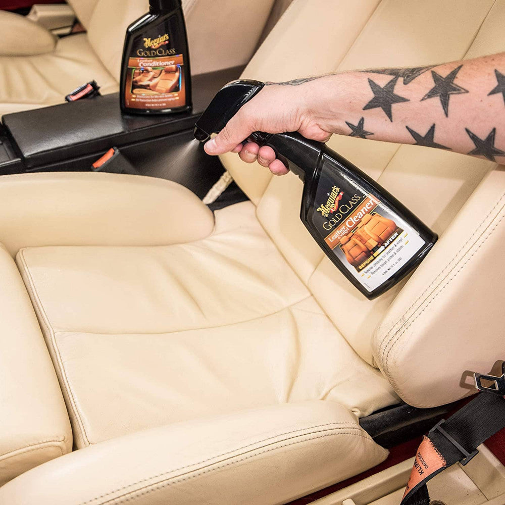 Leather Cleaner and Conditioner  Gold class leather cleaner - Meguiars