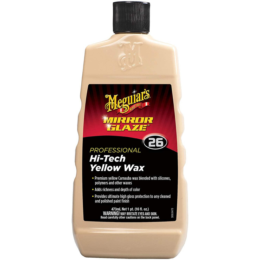 Auto Liquid Wax Meguiar's Hi-Tech Yellow Wax 26 - M2616 - Pro