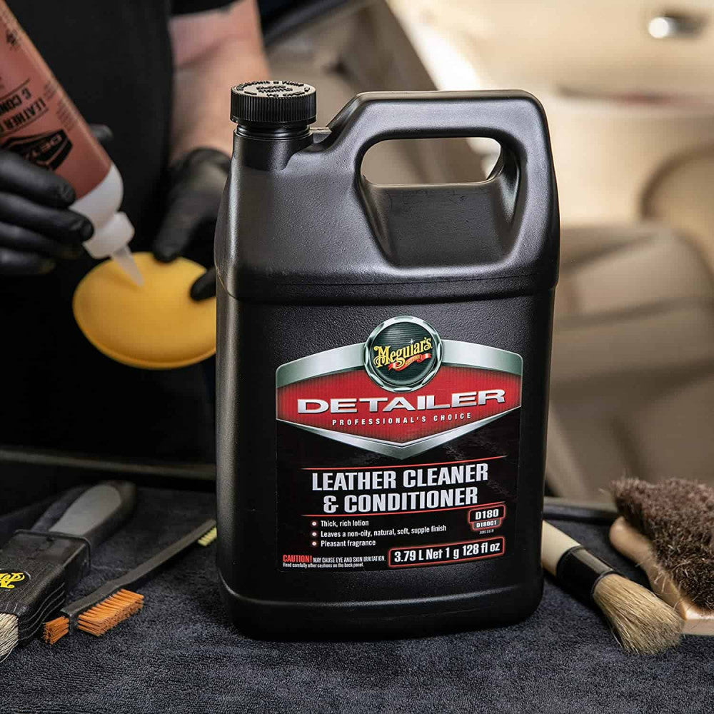 Leather Cleaner and Conditioner Meguiar's D180, 3.78L - D18001