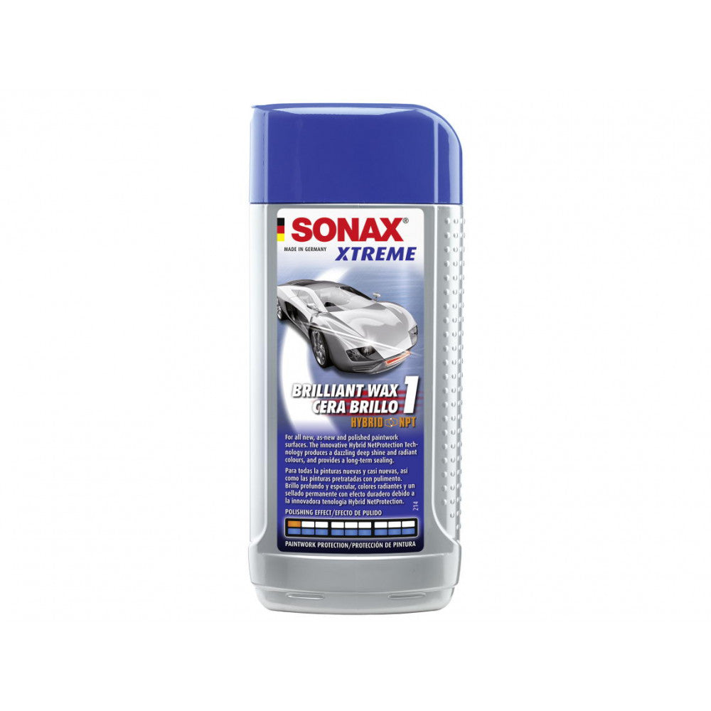Cera liquida auto Sonax Xtreme Brillant Wax 1 NanoPro, 500 ml - 201200 -  Pro Detailing